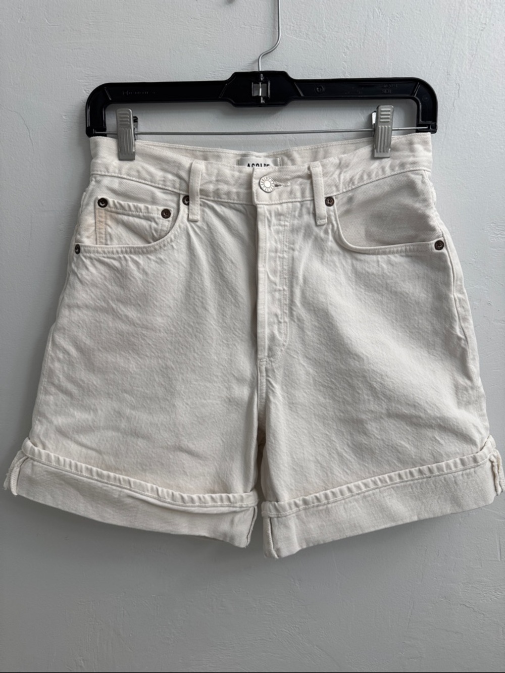 Agolde Dame Cuffed Shorts